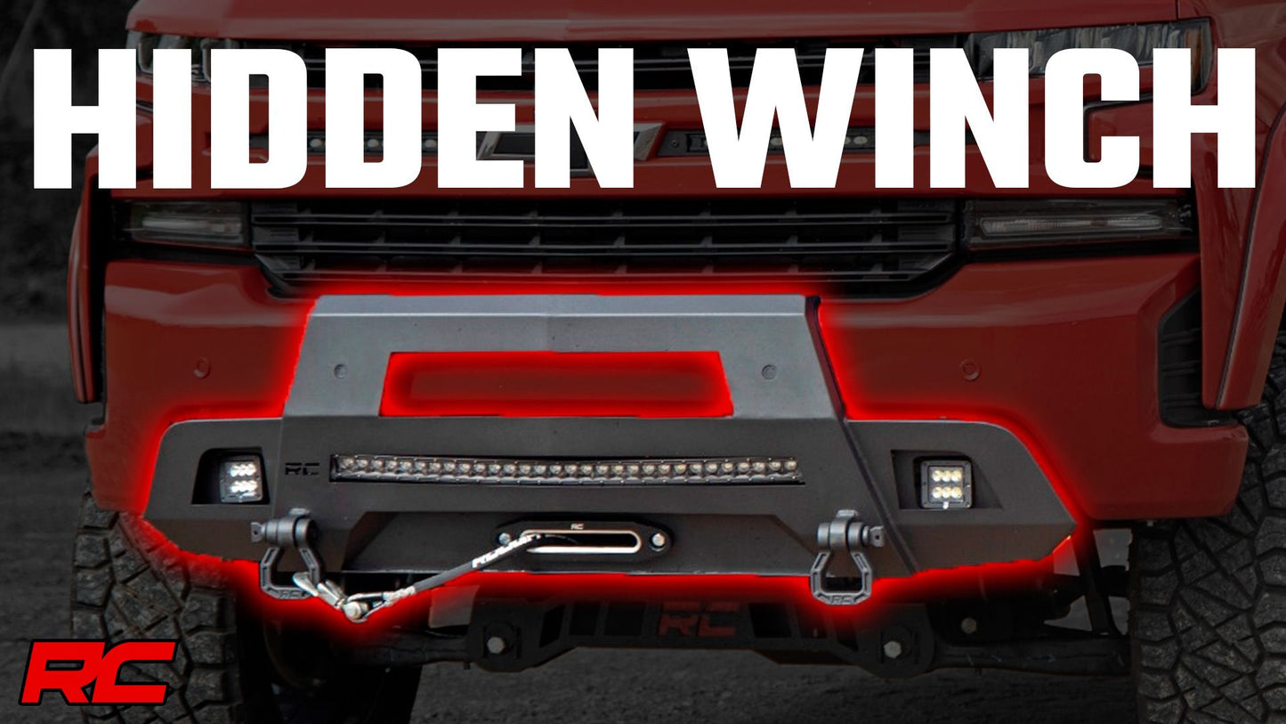 Rough Country Hidden Winch Bumper 19-22 Chevy Silverado 1500 2WD/4WD