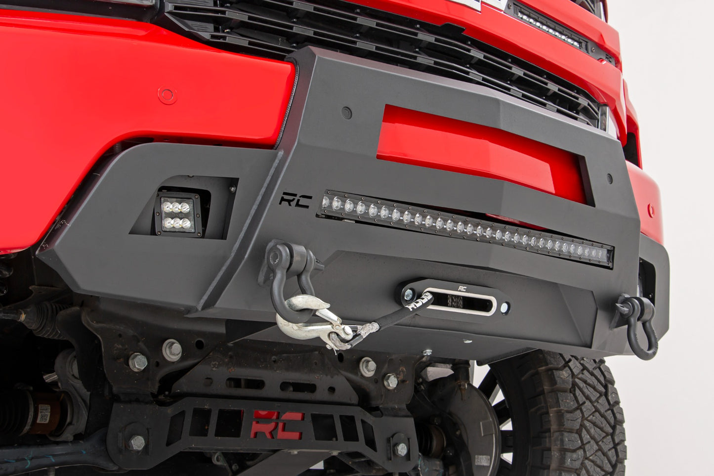 Rough Country Hidden Winch Bumper 19-22 Chevy Silverado 1500 2WD/4WD