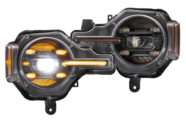 Morimoto 2021-2023 Ford Bronco XB LED Headlights, Amber DRL