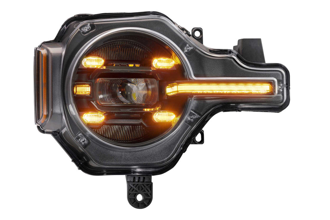 Morimoto 2021-2023 Ford Bronco XB LED Headlights, Amber DRL
