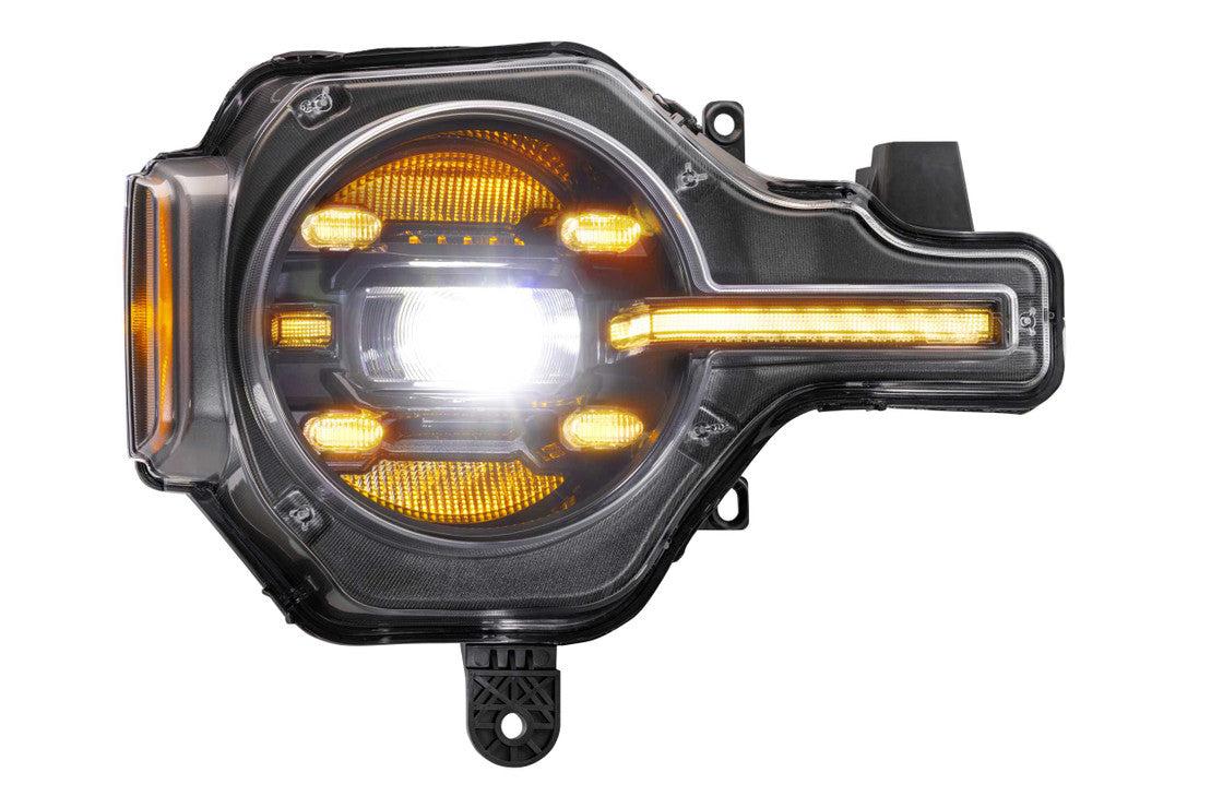 Morimoto 2021-2023 Ford Bronco XB LED Headlights, Amber DRL
