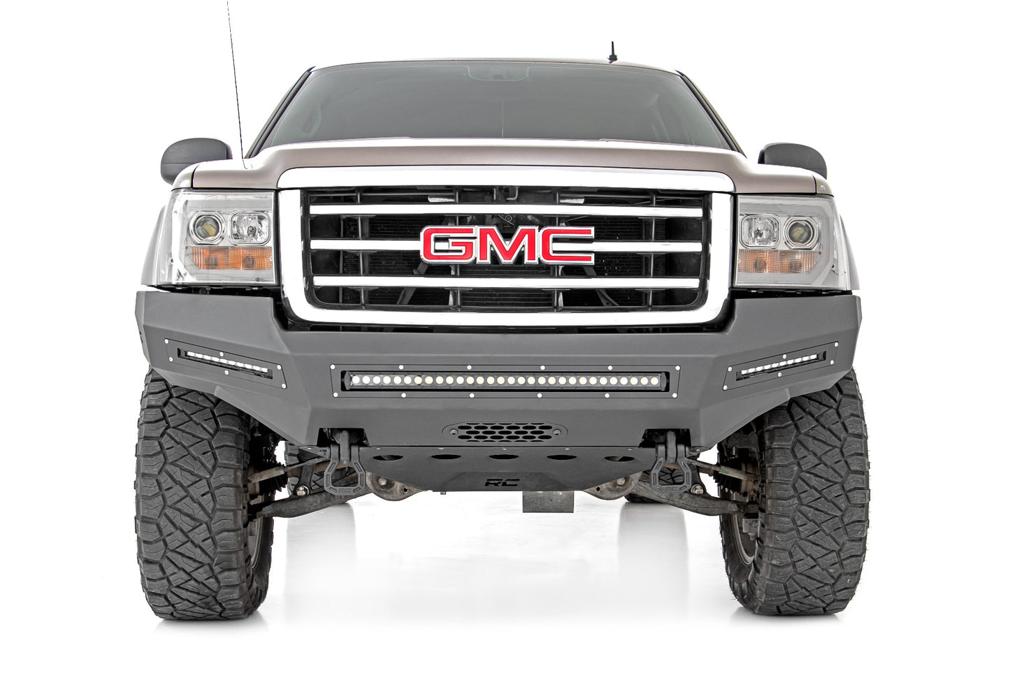 Rough Country 07-13 GMC Sierra 1500 Front High Clearance Bumper Kit w/LEDs