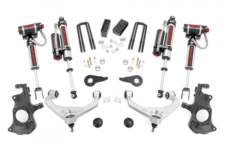 Rough Country 3.5 Inch Lift Kit Knuckle with Vertex Reservoir Shocks 11-19 Chevy/GMC 2500HD/3500HD