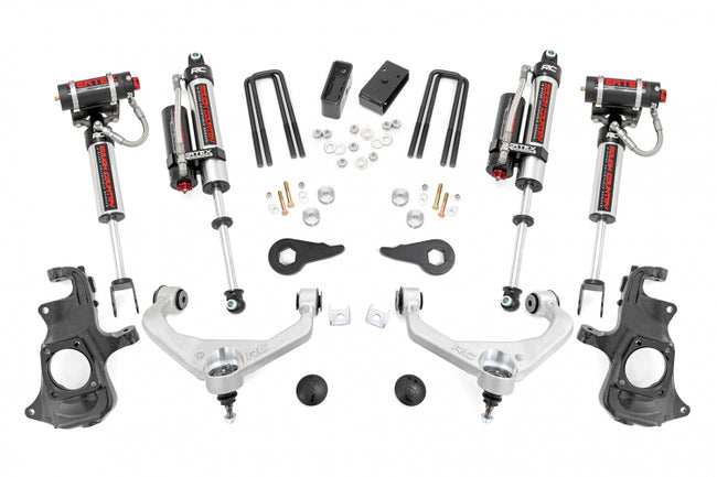 Rough Country 3.5 Inch Lift Kit Knuckle with Vertex Reservoir Shocks 11-19 Chevy/GMC 2500HD/3500HD