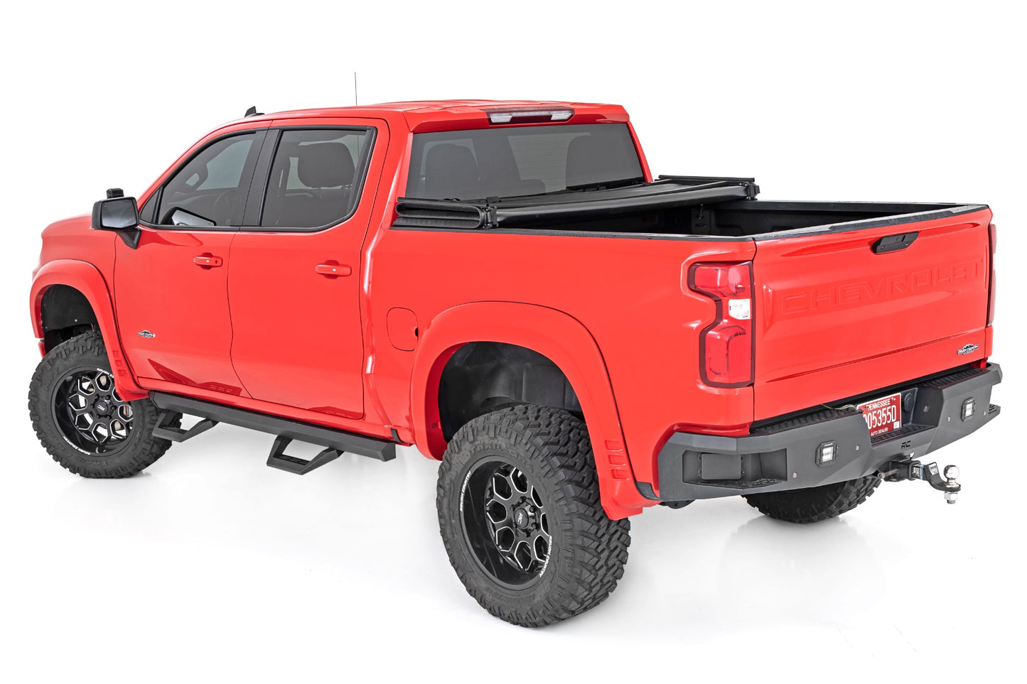 Rough Country SRX2 Adjustable Aluminum Step Crew Cab 19-22 Chevy/GMC 1500/2500HD 2WD/4WD