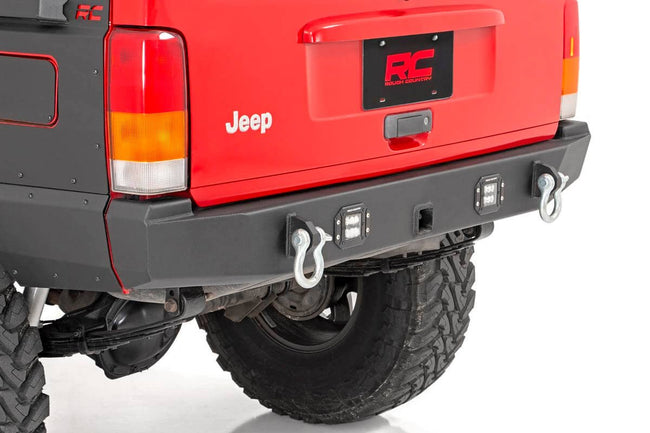 Rough Country Jeep Rear LED Bumper 84-01 Cherokee XJ