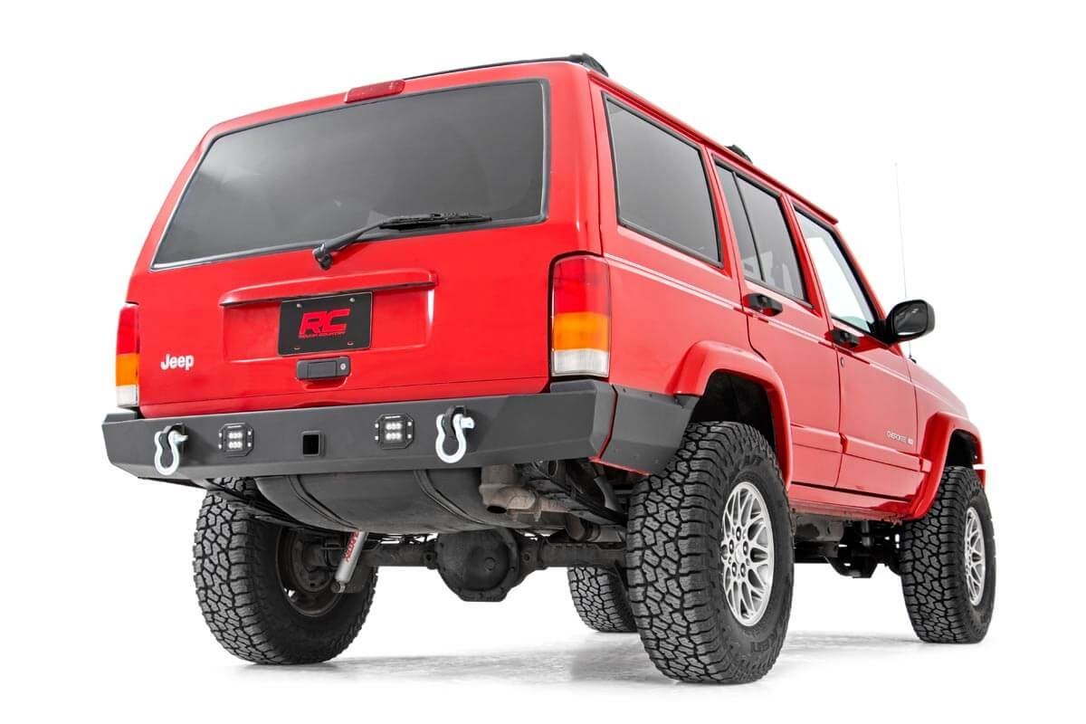 Rough Country Jeep Rear LED Bumper 84-01 Cherokee XJ