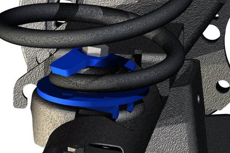 Rough Country Jeep Rear Coil Correction Plates 07-18 Wrangler JK