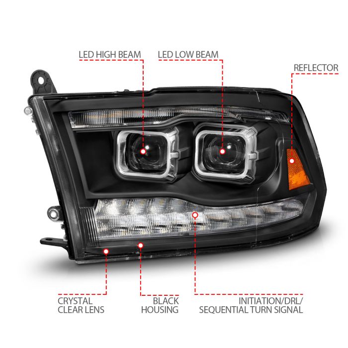 Anzo 111595 LED Projector Headlights