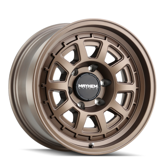 Mayhem 8303 Voyager 15x7 / 5x120 BP / 15mm Offset / 72.56mm Hub Dark Bronze Wheel