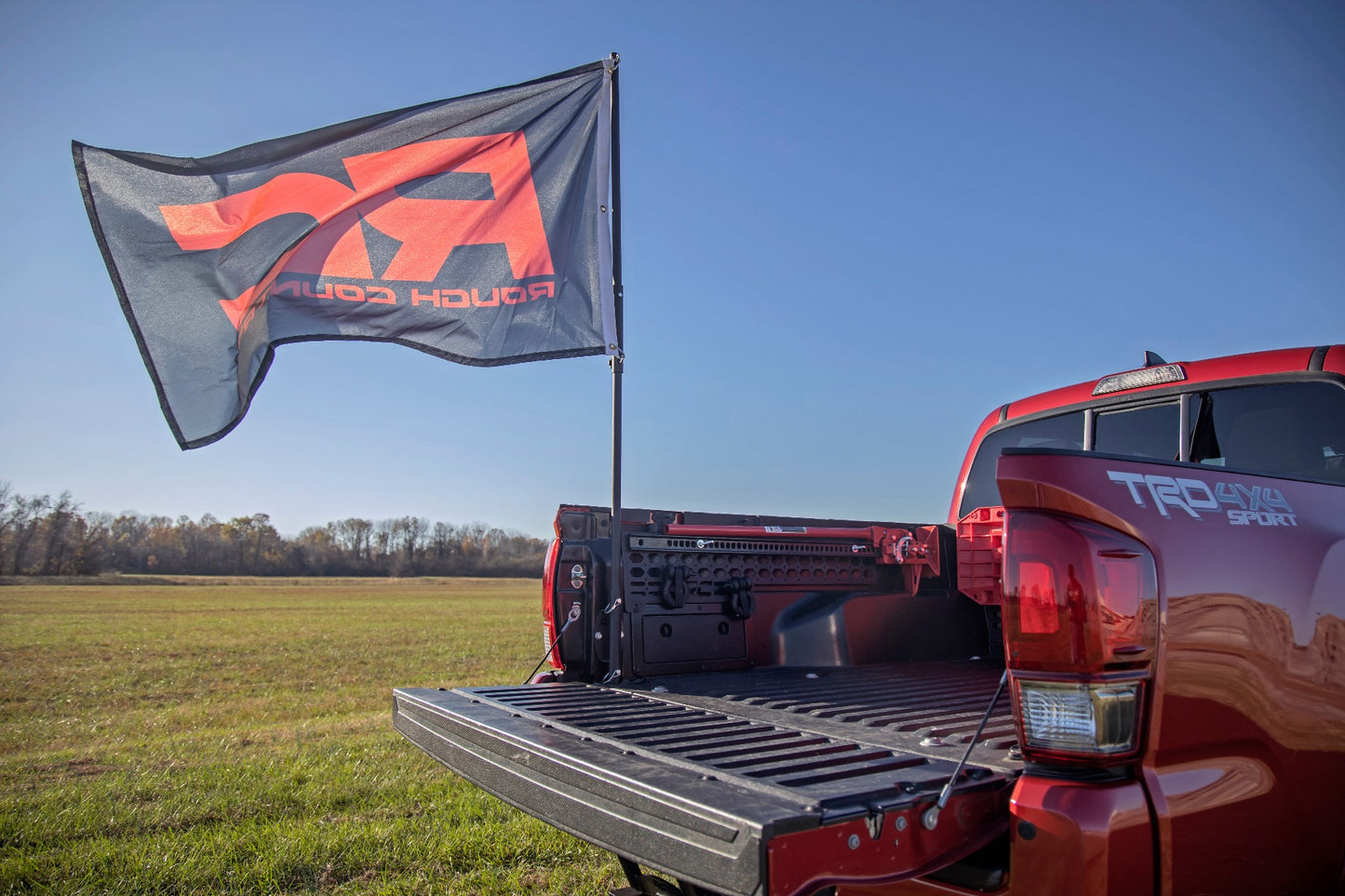 Rough Country Flag Pole Holder for Bed Rail