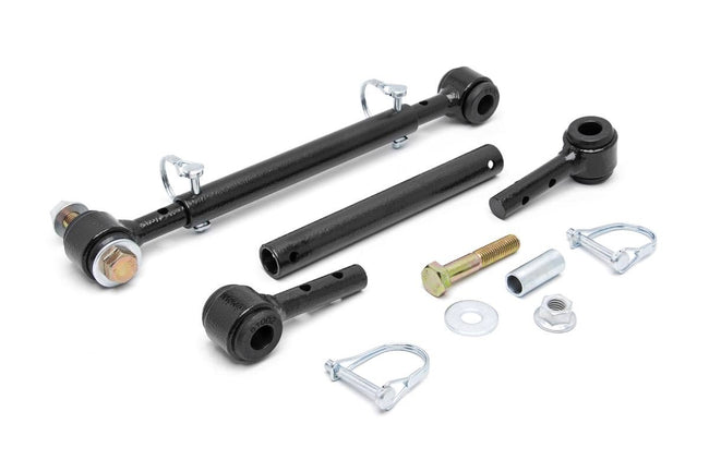 Rough Country Jeep Front Sway Bar Disconnects 4-6 Inch 76-83 CJ 5 76-86 CJ 7 81-85 CJ 8 Scrambler 87-95 Wrangler YJ
