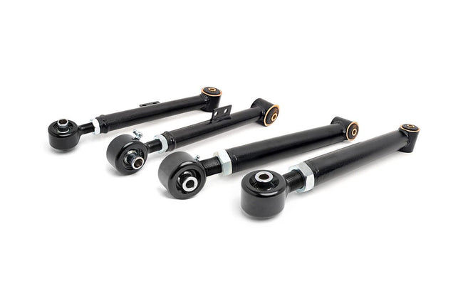 Rough Country Jeep Adjustable Control Arms Rear Upper & Lower 93-98 Grand Cherokee ZJ 97-06 Wrangler TJ