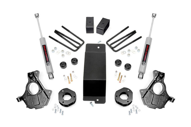 Rough Country 3.5 Inch Suspension Lift Knuckle Kit 14-18 Silverado/Sierra 1500 4WD Aluminum & Stamped Steel