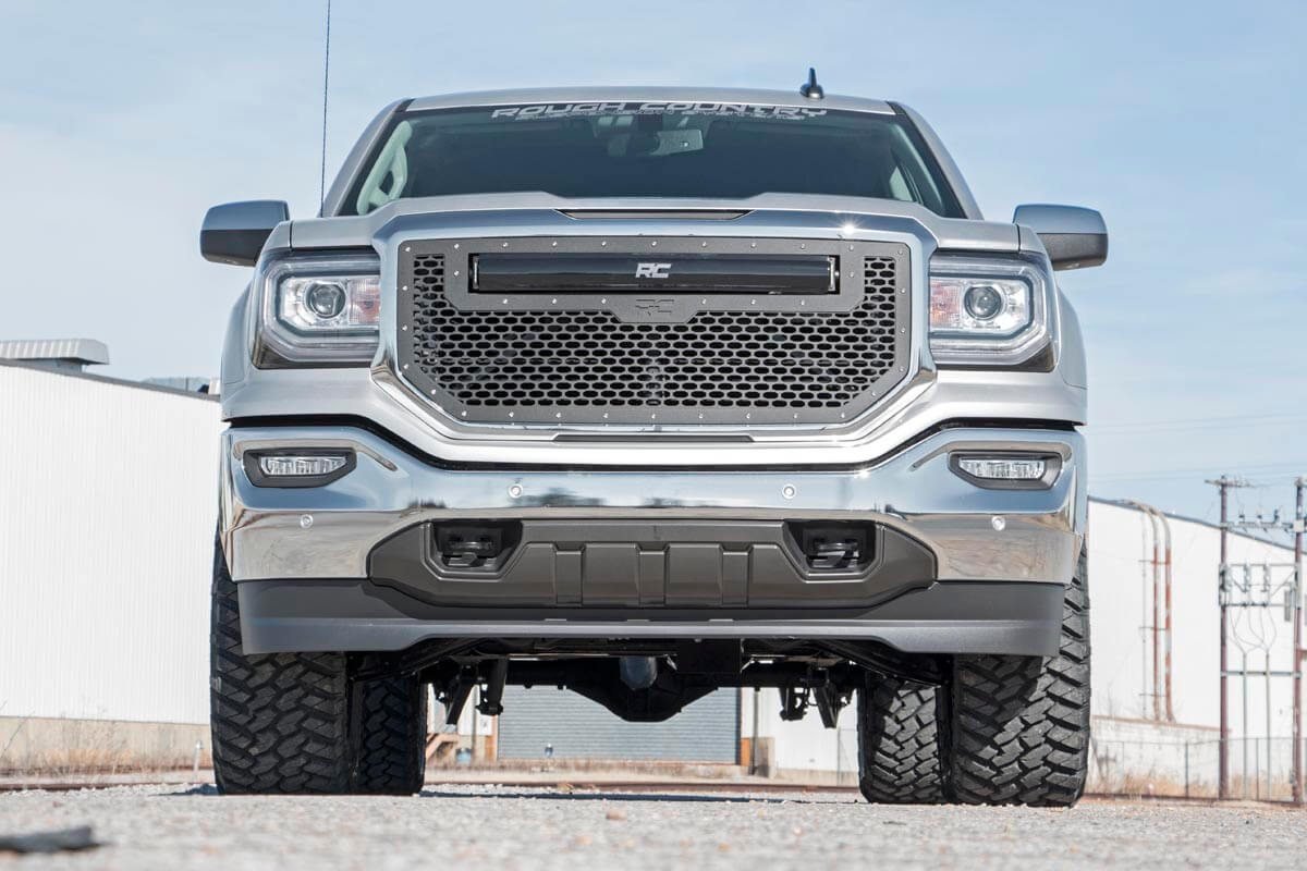 Rough Country 3.5 Inch Suspension Lift Knuckle Kit 14-18 Silverado/Sierra 1500 4WD Aluminum & Stamped Steel