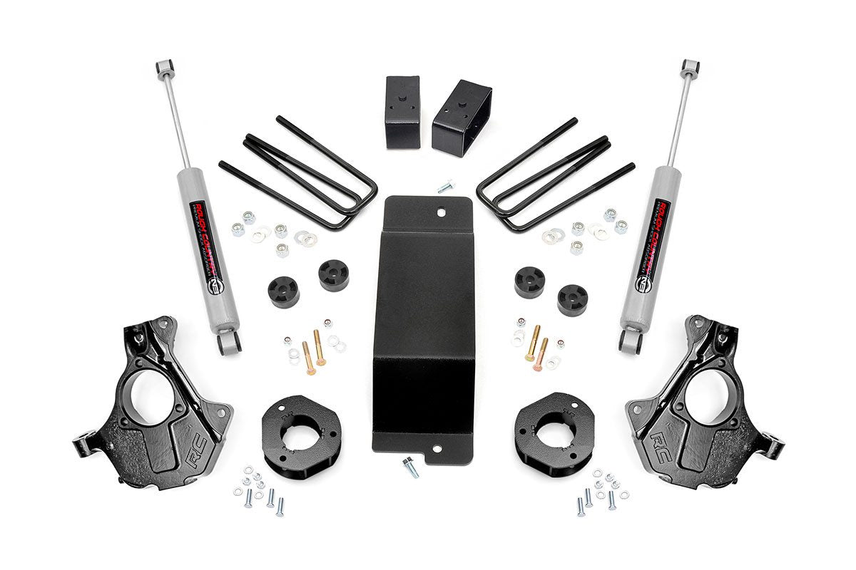 Rough Country 3.5 Inch Suspension Lift Knuckle Kit 14-18 Silverado/Sierra 1500 4WD Cast Steel
