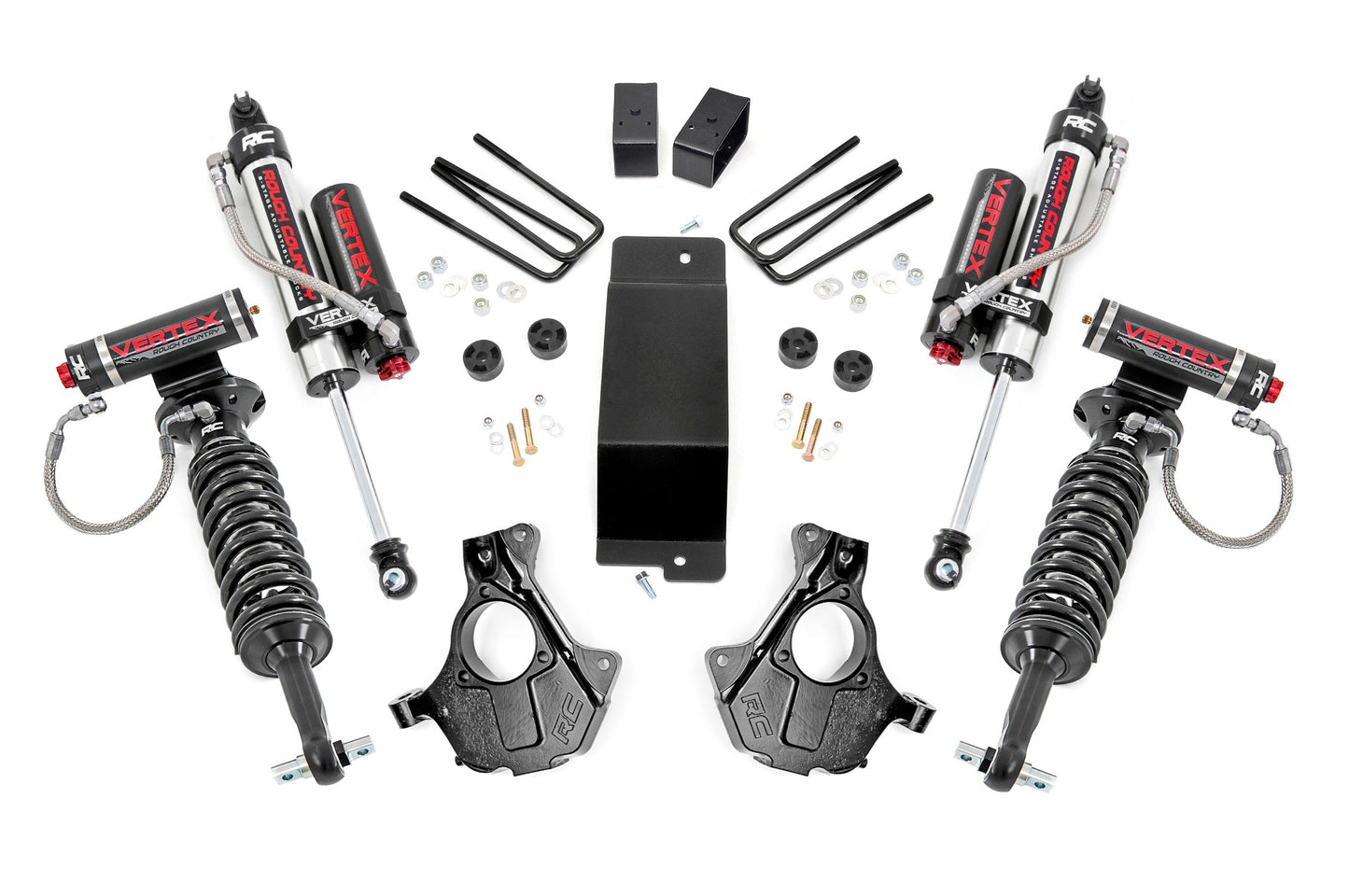 Rough Country 3.5 Inch GM Suspension Lift Knuckle Kit Vertex (14-18 1500 PU 4WD Cast Steel)