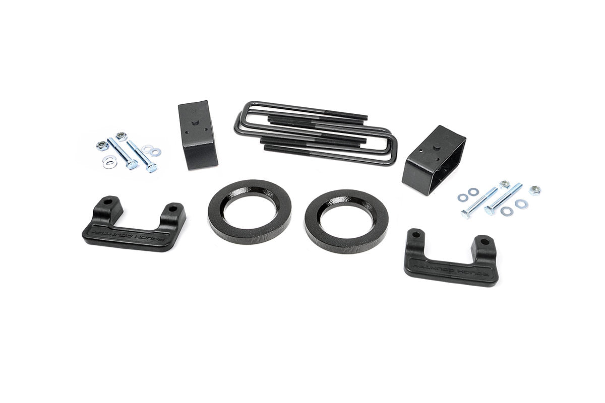 Rough Country 2.5 Inch Leveling Lift Kit 07-18 Silverado/Sierra 1500 Stamped Steel