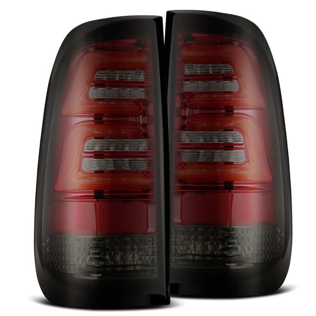 AlphaRex 97-03 Ford F150 / 99-16 F250/F350 Super Duty PRO-Series LED  Taillights Red Smoke