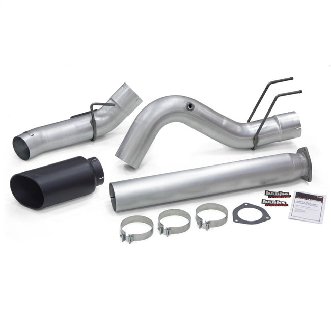 Banks Power 2017-2024 Ford Super Duty 6.7L 5in Monster Exhaust System - Single Exhaust w/ Black Tip