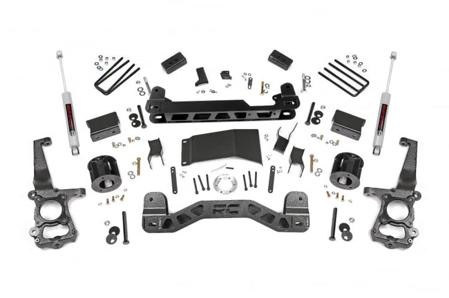 Rough Country 4 Inch Suspension Lift Kit 15-20 F-150 4WD