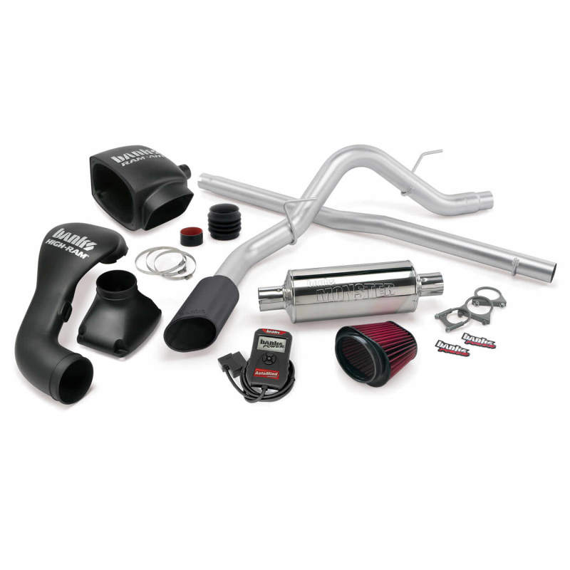 Banks Power 04-08 Ford 5.4L F-150 SCLB/ECMB Stinger System - SS Single Exhaust w/ Black Tip