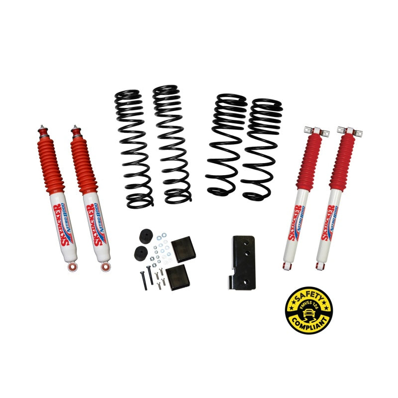 Skyjacker Jeep Wrangler JK 2-2.5in Dual Rate Long Travel Suspension Lift Kit