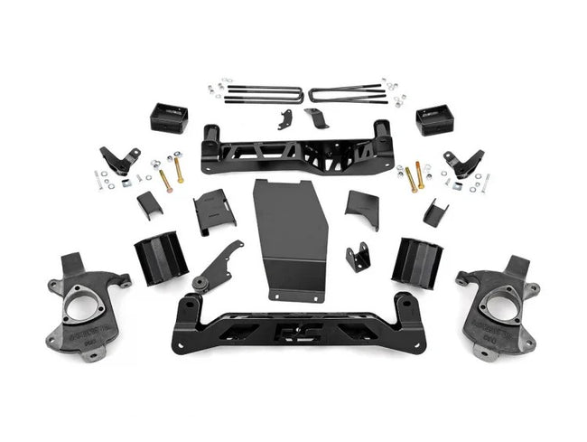 Rough Country 5 Inch GMC Suspension Lift Kit 14-18 Sierra 1500 Denal 4WD w/MagneRide Aluminum & Stamped Steel