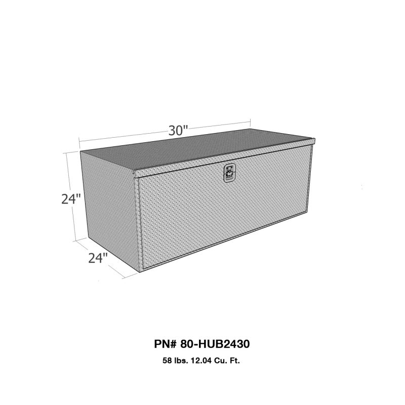 Westin/Brute HD Under Body 24in x 30in Drop Down Door - Aluminum