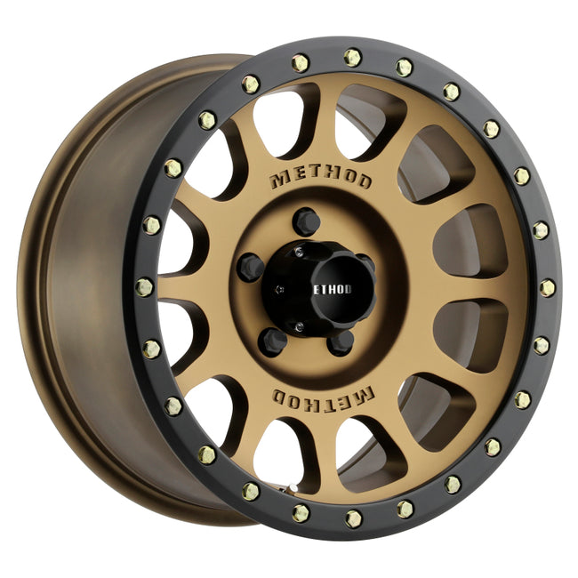 Method MR305 NV 18x9 +25mm Offset 5x150 116.5mm CB Method Bronze Black Street Loc Wheel
