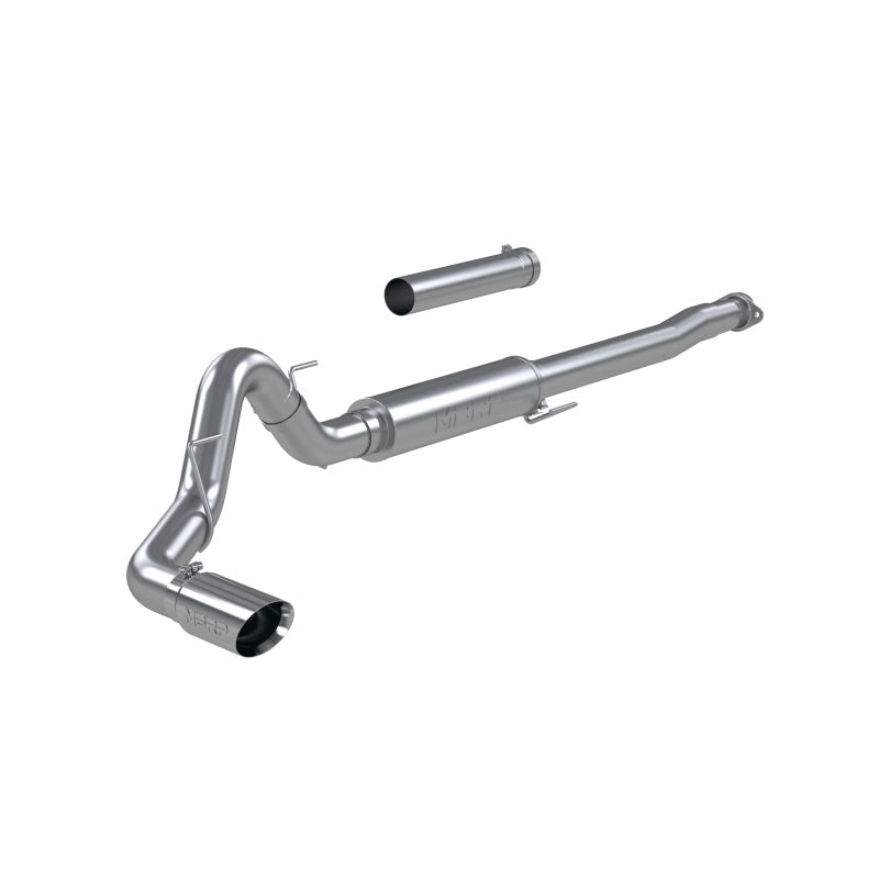 MBRP 2021+ Ford F150 2.7L/3.5L/5.0L 4" T304 Stainless Stainless Steel Cat-Back - RACE VERSION