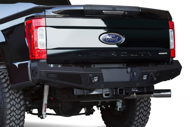 Addictive Desert Designs 17-22 Ford F-250 HoneyBadger Rear Bumper w/ Backup Sensor Cutouts