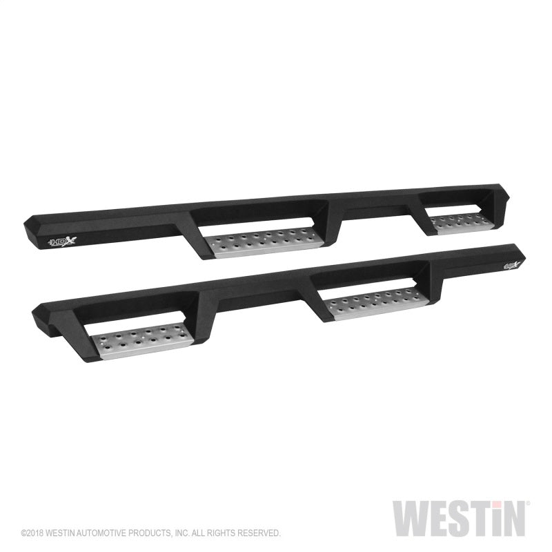 Westin/HDX 2018 Jeep Wrangler JL Unlimited Drop Nerf Step Bars - Textured Black