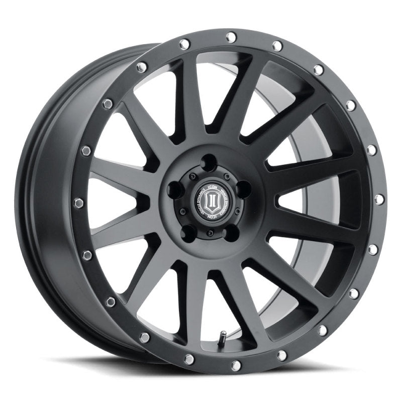 ICON Compression 20x10 6x135 -19mm Offset 4.75inBS Satin Black Wheel