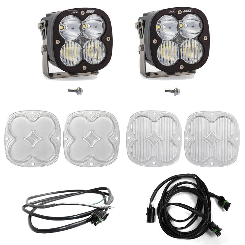 Baja Designs 2021+ Ford Bronco A Pillar Light Kit XL80 D/C w/Upfitter