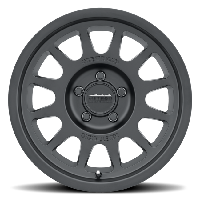 Method MR703 17x8.5 +25mm Offset 5x5 71.5mm CB Matte Black Wheel