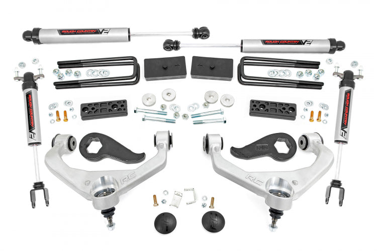 Rough Country 3 Inch Lift Kit UCAs V2 20-22 Chevy/GMC 2500HD