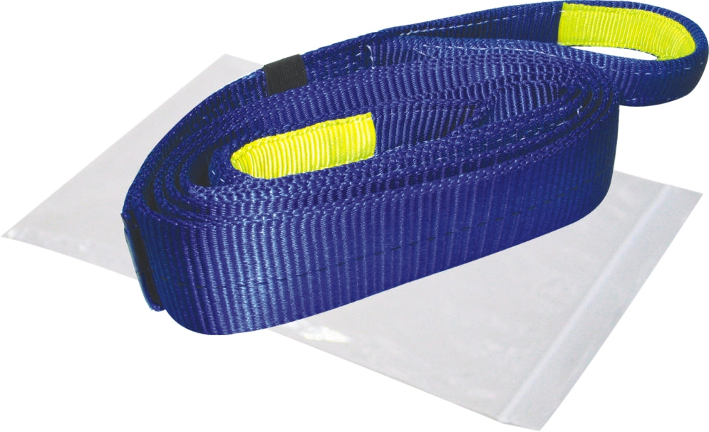 Bulldog Winch Recovery Strap 3 Inch x 30 Foot 30 000 LB BS Polyester Blue