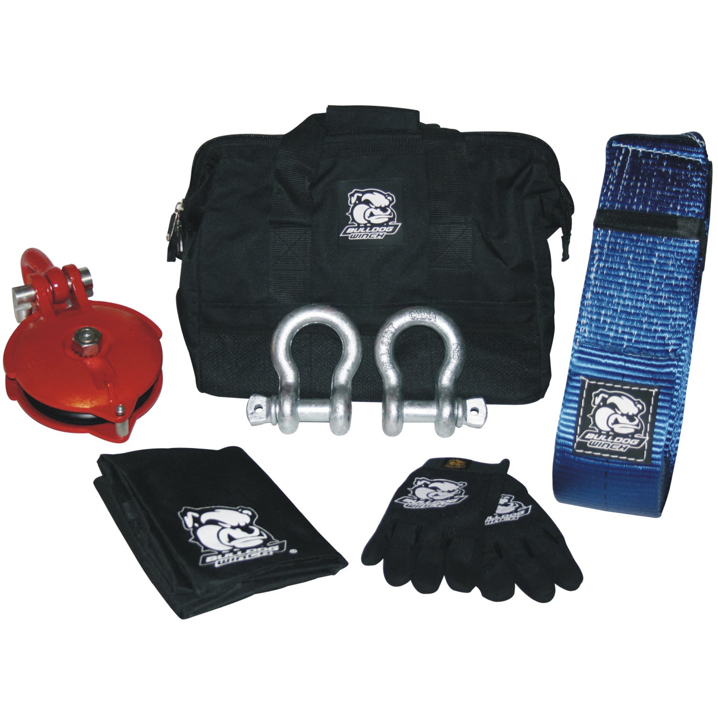 Bulldog Winch Winch Accessory Kit 7 PC 12,000 LB WLL Rigging Kit