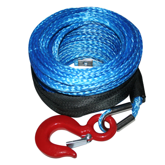 Bulldog Winch Synthetic Winch Rope 8mm x 100 Ft Up To 8k Winch