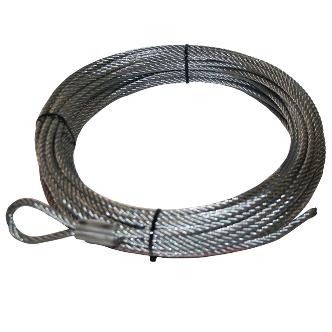 Bulldog Winch Winch Rope Wire 10003 3/8 Inch x 90 Foot (9.5mm x 27.4m)