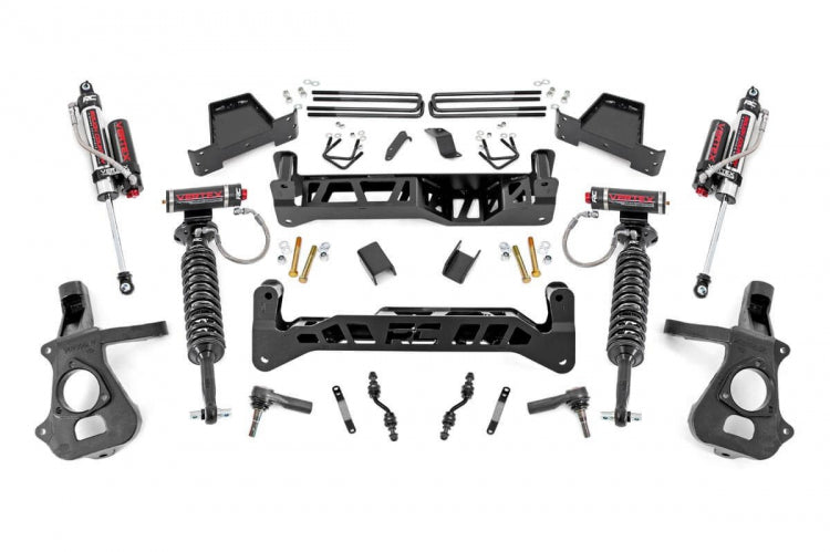 Rough Country 7 Inch Suspension Lift Kit Vertex 14-18 Silverado/Sierra 1500 2WD Cast Aluminum or Stamped Steel