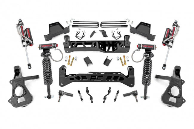 Rough Country 7 Inch Suspension Lift Kit Vertex Cast Steel 14-18 Silverado/Sierra 1500 2WD
