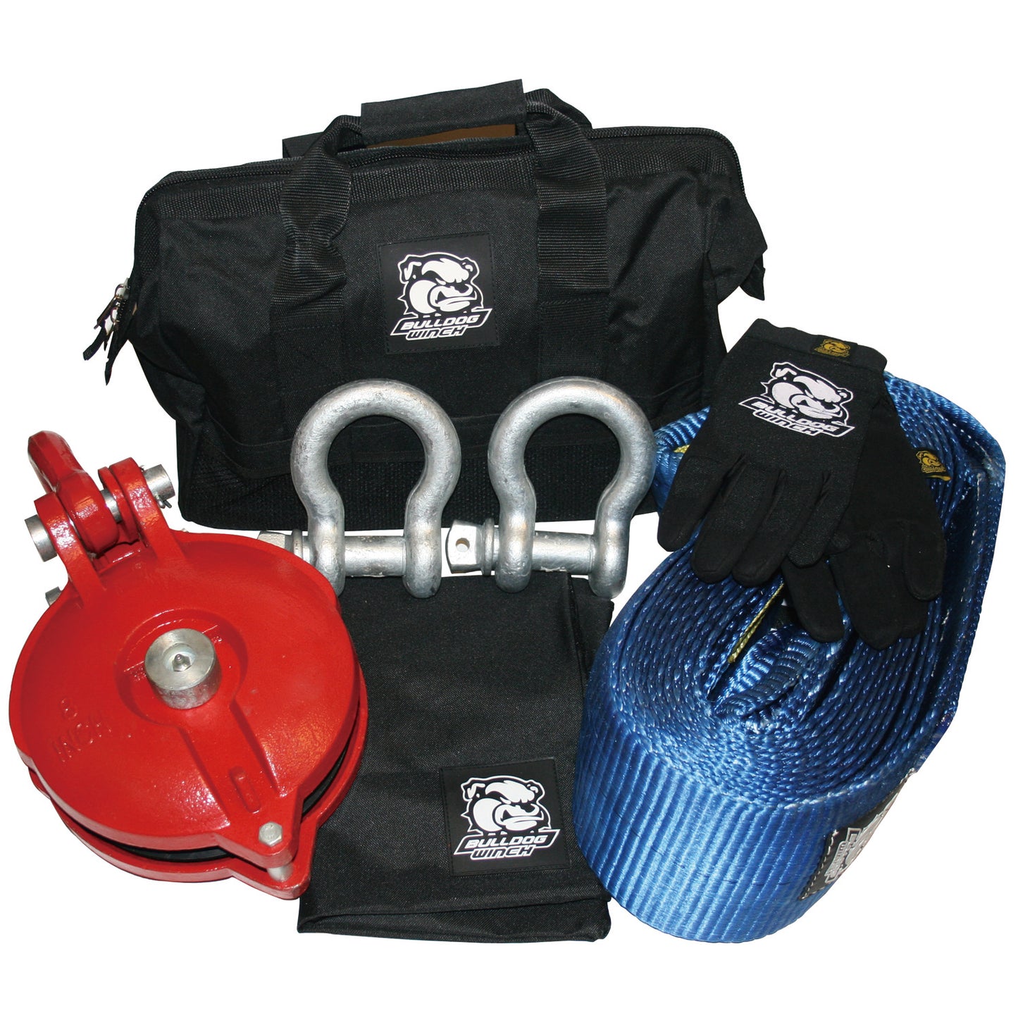 Bulldog Winch Winch Accessory Kit 7 PC 16,000 LB WLL Rigging Kit