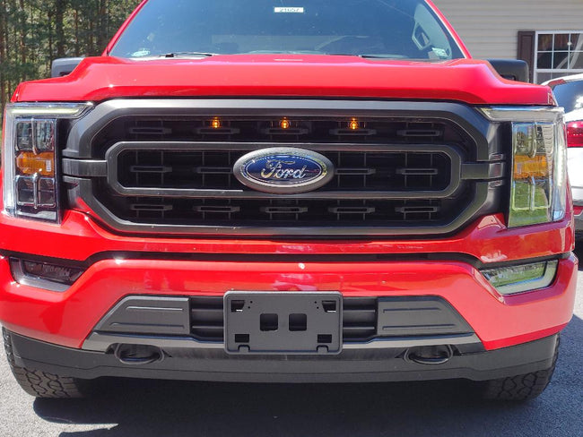 Custom Auto Works 2021-2023 F-150 XL and XLT Raptor Style Grill Light, 3 LED