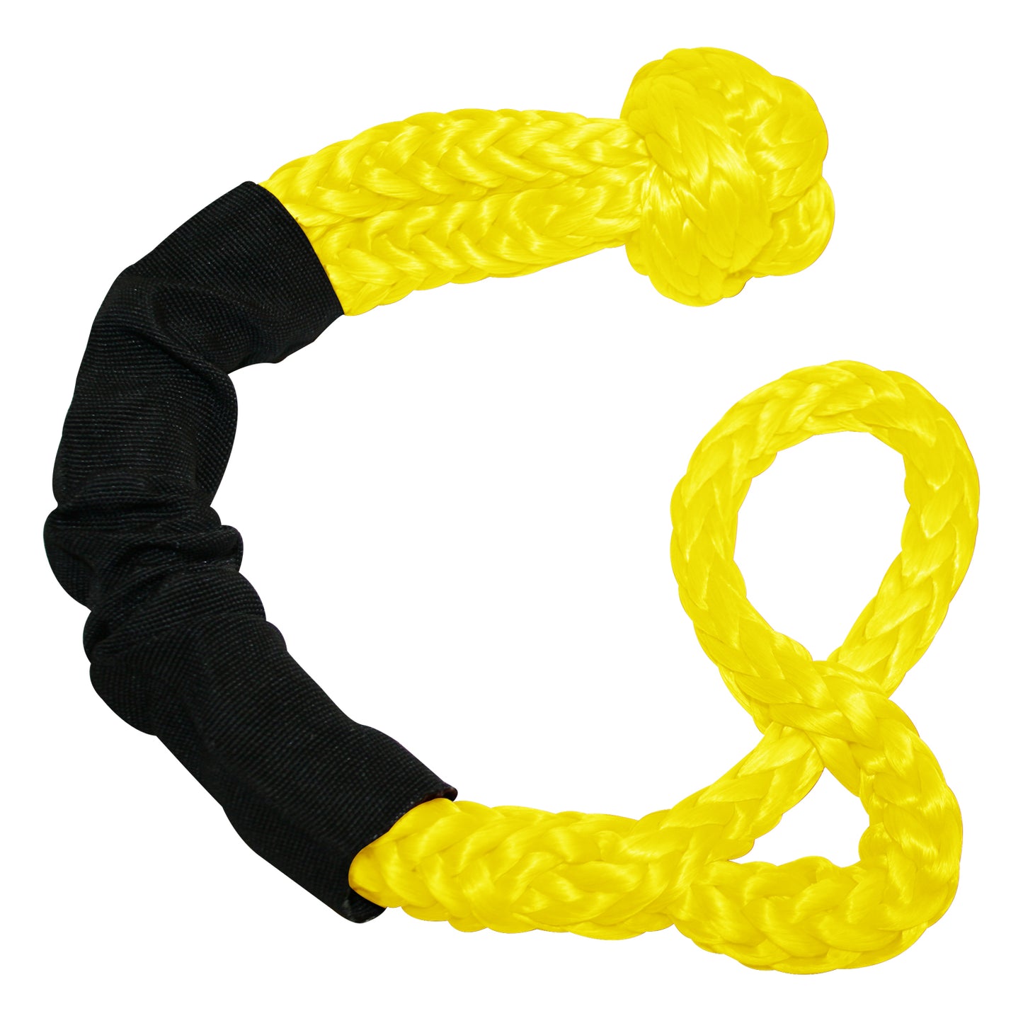Bulldog Winch 3/8 Inch Rope Shackle 26k LB BS Yellow