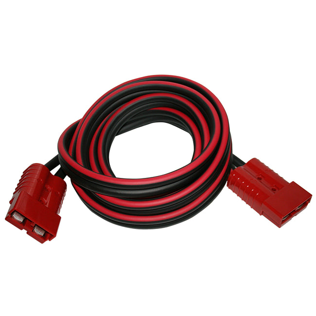 Bulldog Winch Jumper Cable Set 15 Ft Plug To Plug Red