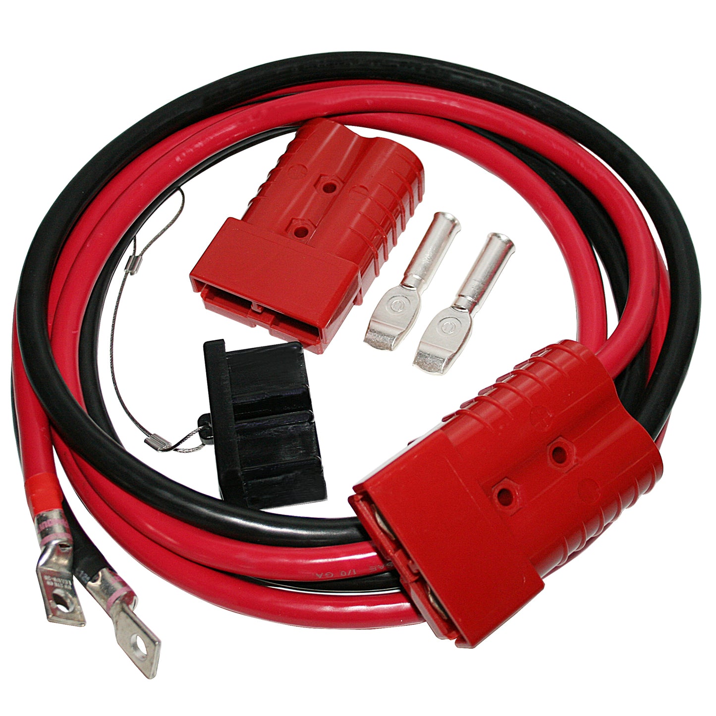 Bulldog Winch Wiring Kit W/Quick Connect 1/0 Gauge x 7.5 Ft