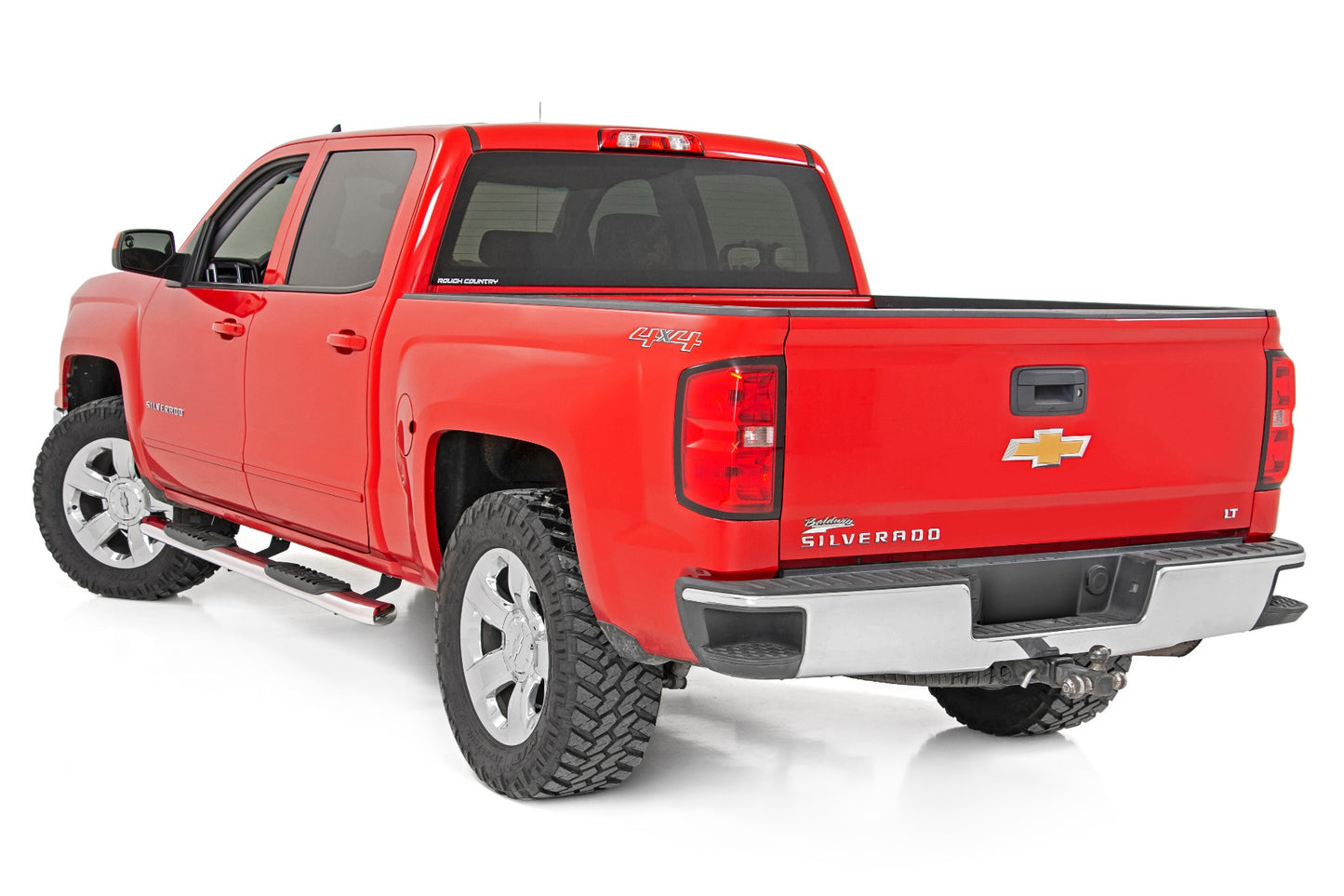 Rough Country GM Stainless Steel Oval Nerf Step Bars 07-18 GM 1500 / 07-19 2500HD/3500 HD / 19 Classic Crew Cab