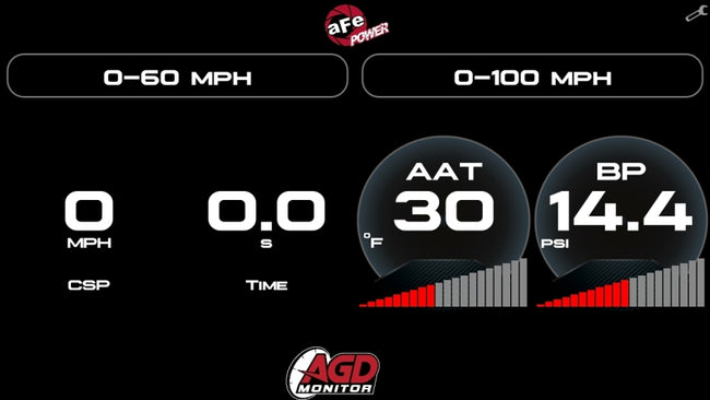 aFe AGD Advanced Gauge Display Digital 5.5in Monitor Dodge/RAM/Ford/GM Diesel Trucks